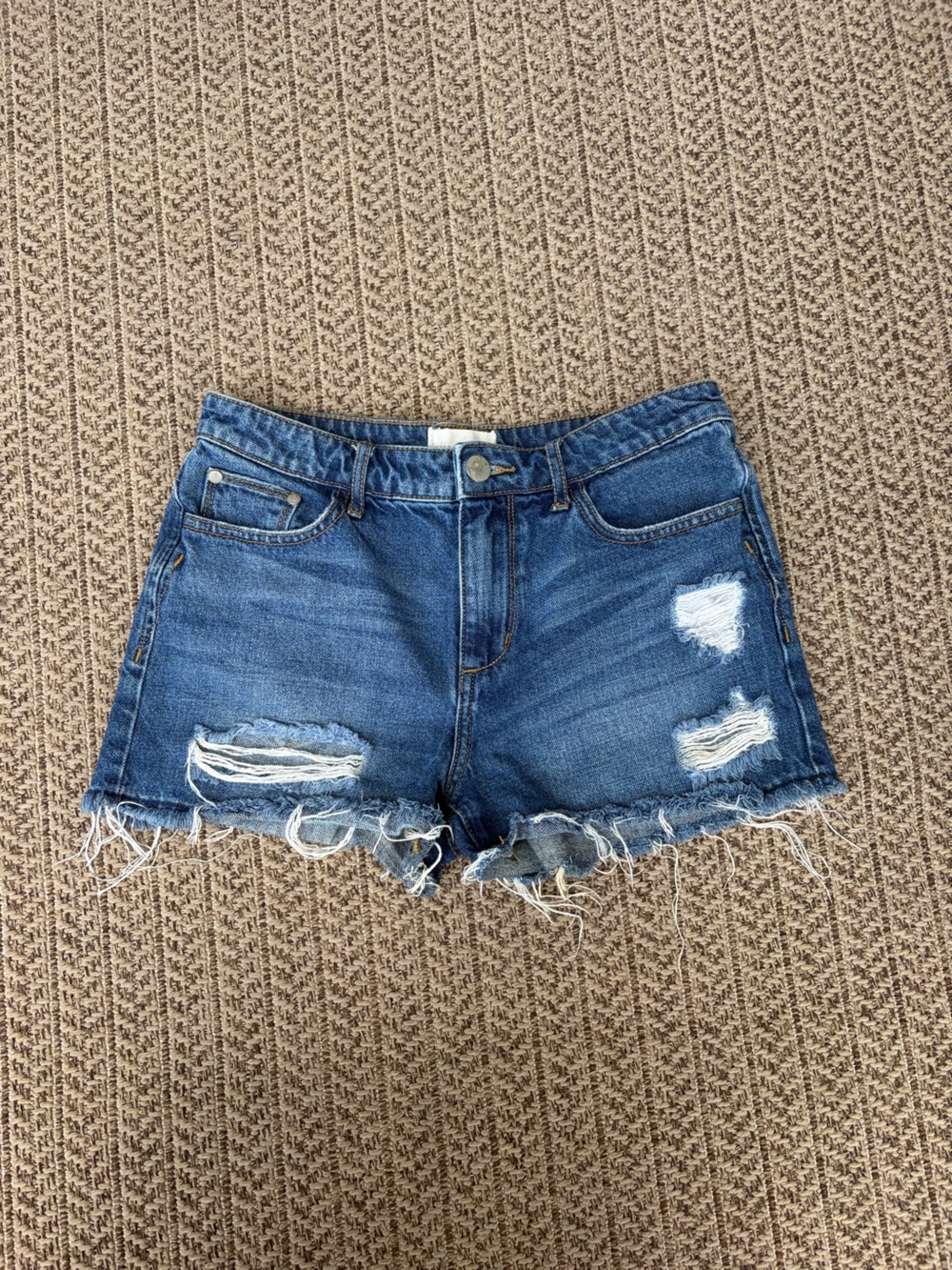 Gilded Intent Women’s Distressed Denim Shorts